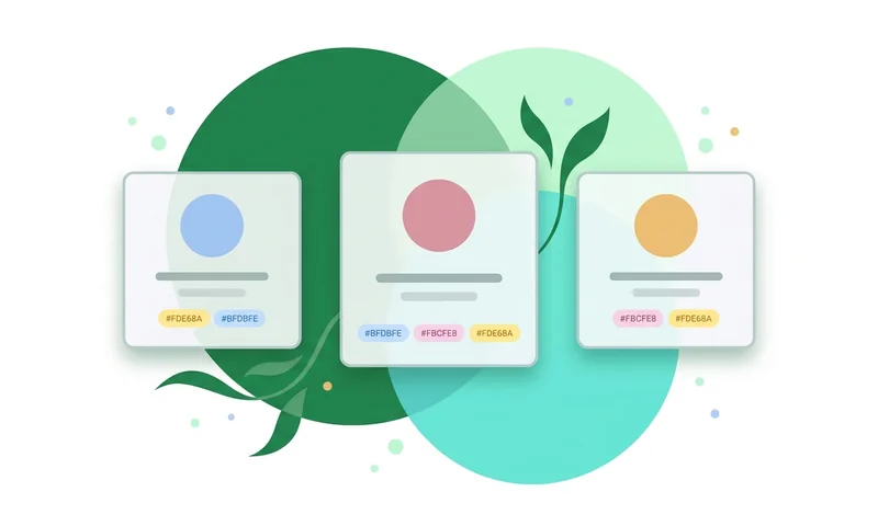 顧客プロファイルカードとタグが整然と並ぶ CRM ダッシュボードのイラスト